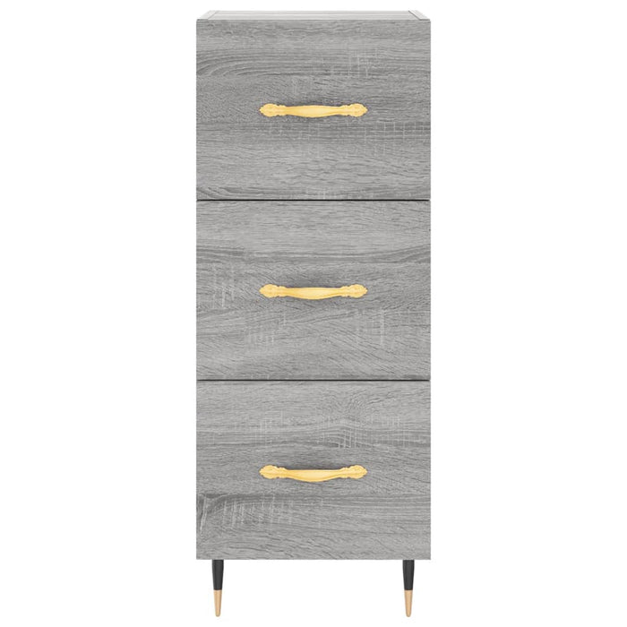 Credenza Grigio Sonoma 34,5x34x180 cm in Legno Multistrato 3198839