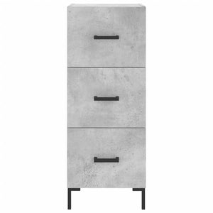 Credenza Grigio Cemento 34,5x34x180 cm in Legno Multistrato 3198853