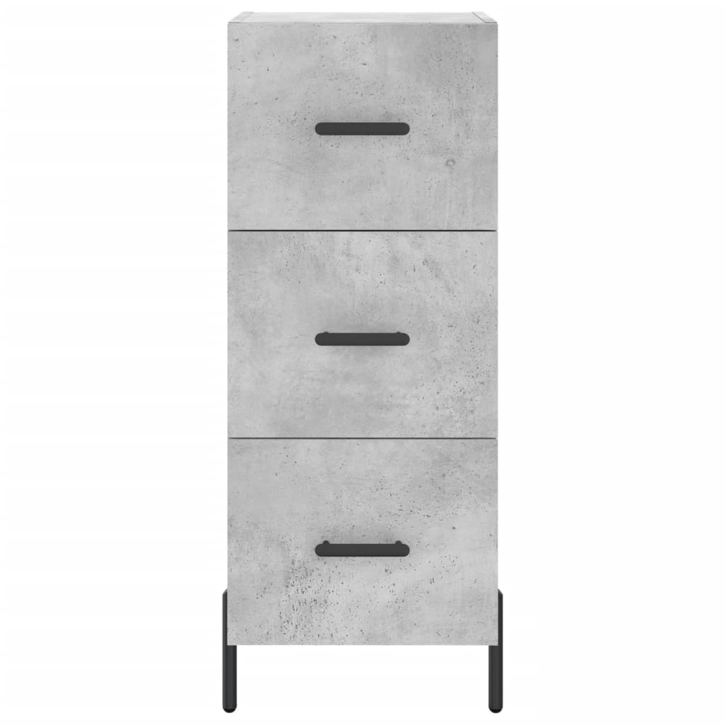 Credenza Grigio Cemento 34,5x34x180 cm in Legno Multistrato 3198861