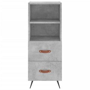 Credenza Grigio Cemento 34,5x34x180 cm in Legno Multistrato 3198893