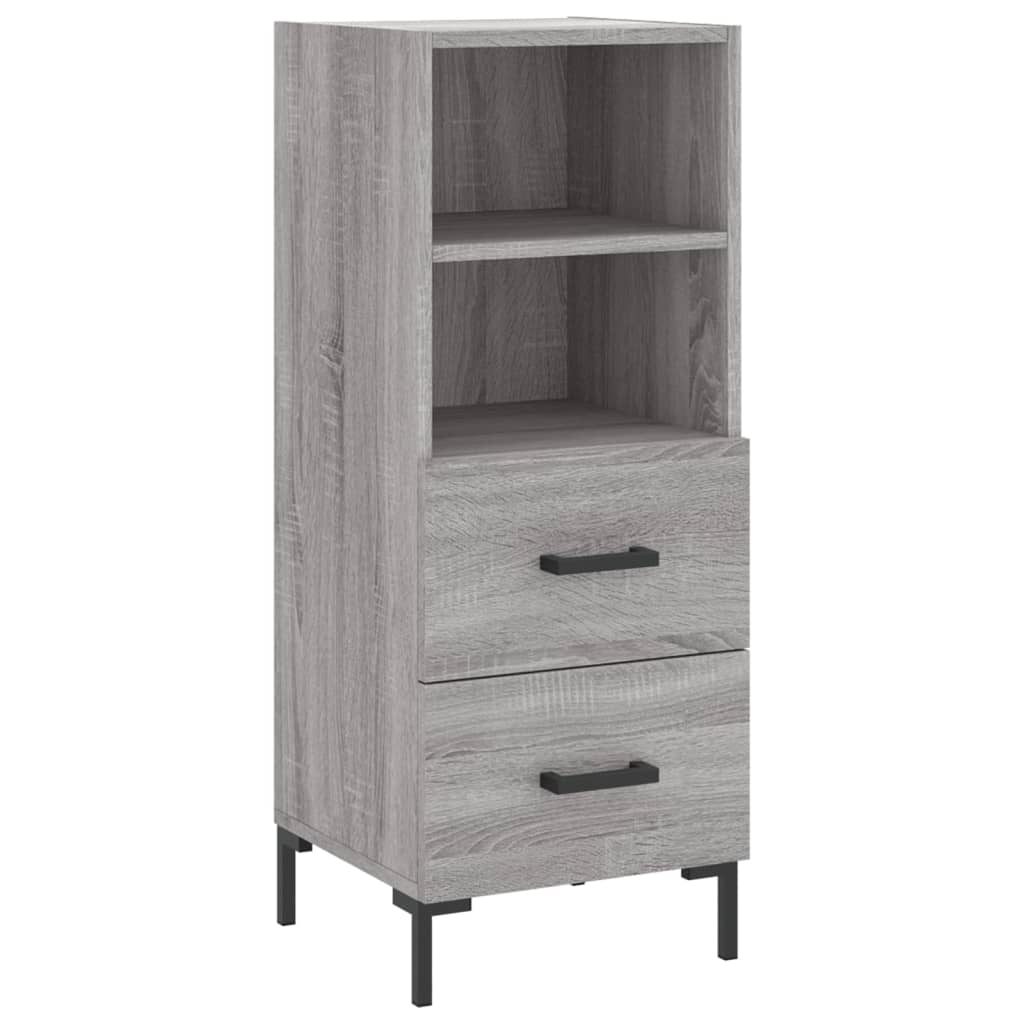 Credenza Grigio Sonoma 34,5x34x180 cm in Legno Multistrato 3198919