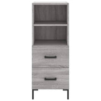 Credenza Grigio Sonoma 34,5x34x180 cm in Legno Multistrato 3198919