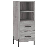 Credenza Grigio Sonoma 34,5x34x180 cm in Legno Multistrato 3198927