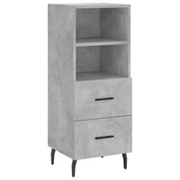 Credenza Grigio Cemento 34,5x34x180 cm in Legno Multistrato 3198933