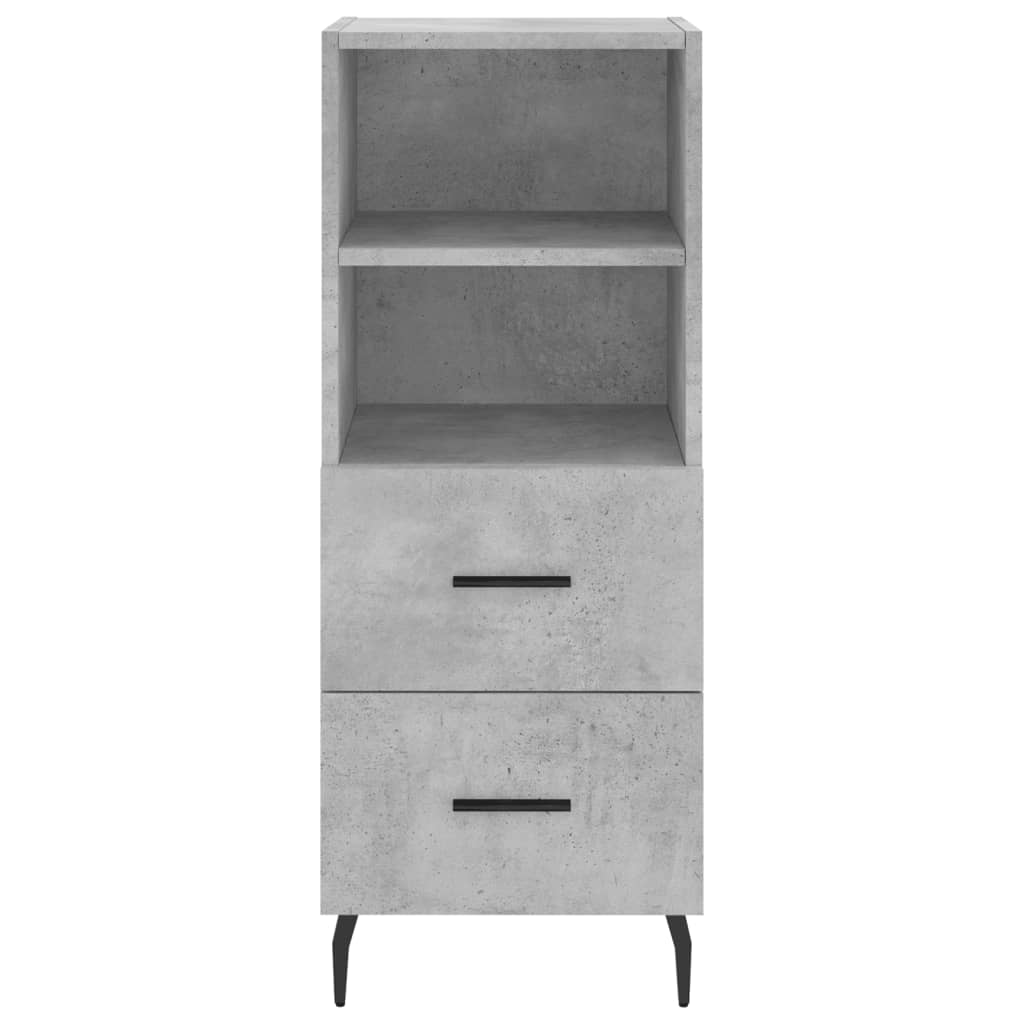 Credenza Grigio Cemento 34,5x34x180 cm in Legno Multistrato 3198933