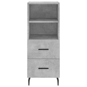 Credenza Grigio Cemento 34,5x34x180 cm in Legno Multistrato 3198933