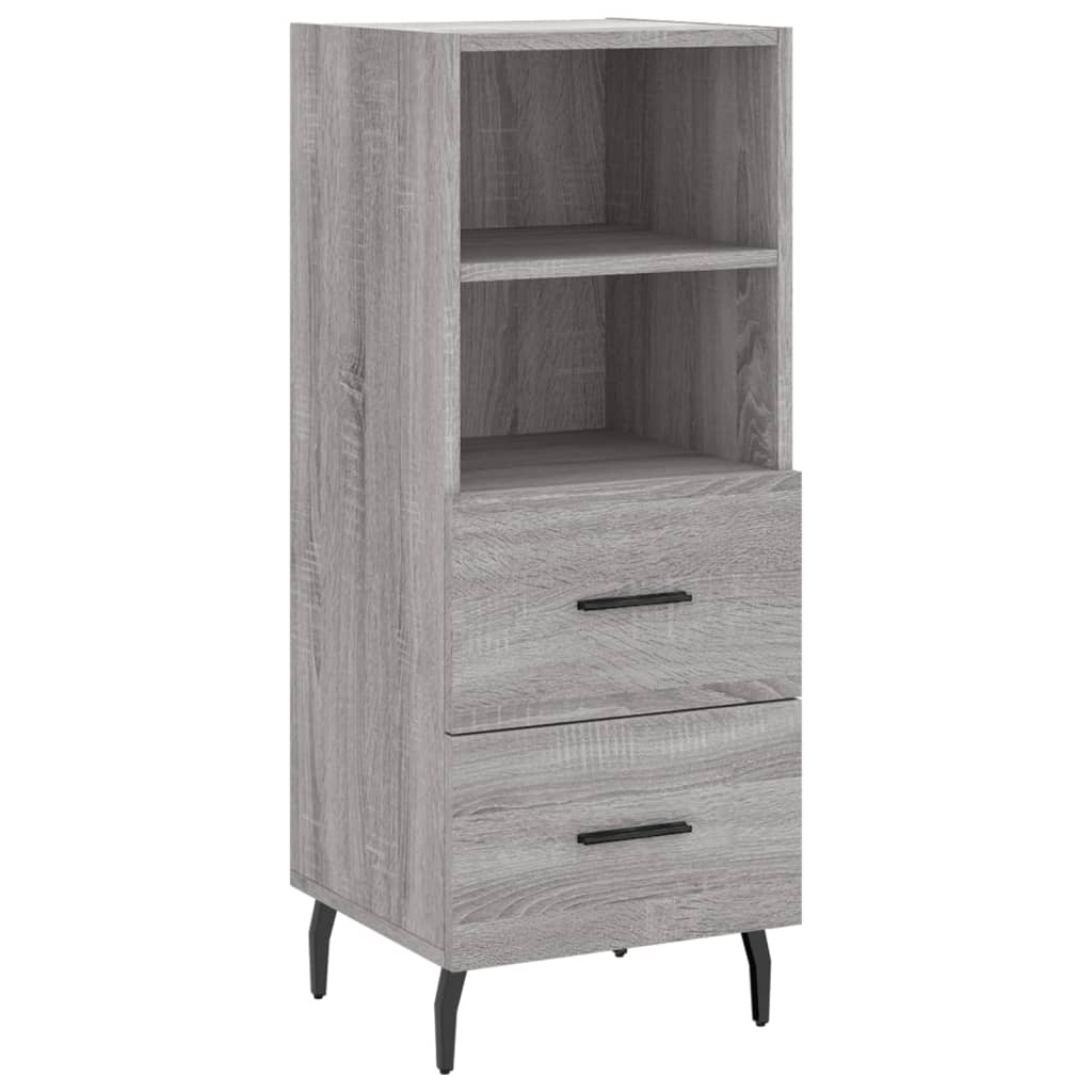 Credenza Grigio Sonoma 34,5x34x180 cm in Legno Multistrato 3198935