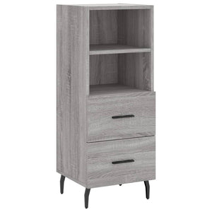 Credenza Grigio Sonoma 34,5x34x180 cm in Legno Multistrato 3198935