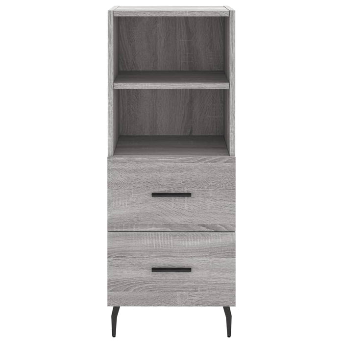 Credenza Grigio Sonoma 34,5x34x180 cm in Legno Multistrato 3198935