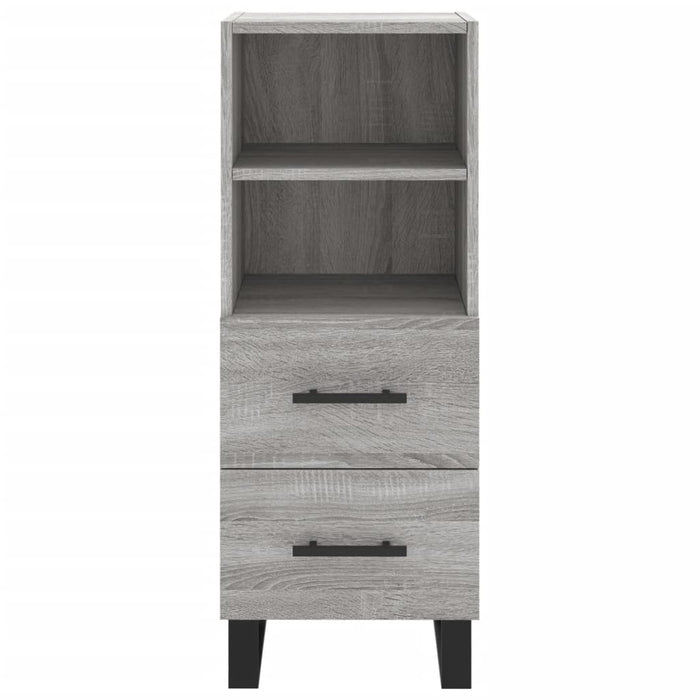 Credenza Grigio Sonoma 34,5x34x180 cm in Legno Multistrato 3198943