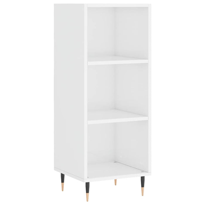 Credenza 34,5x34x180 cm in Legno Multistrato Bianco Lucido 3198963