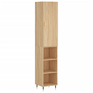 Credenza Rovere Sonoma 34,5x34x180 cm in Legno Multistrato 3198964