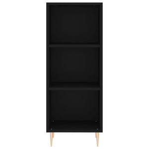 Credenza Nera 34,5x34x180 cm in Legno Multistrato 3198970