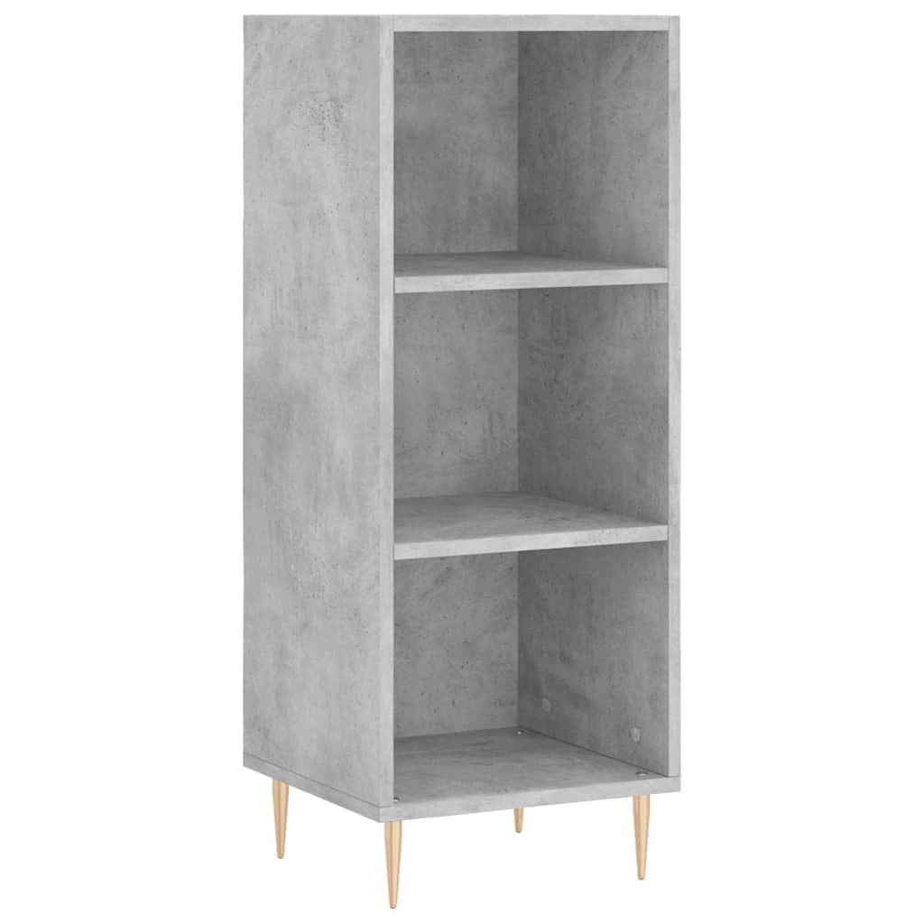 Credenza Grigio Cemento 34,5x34x180 cm in Legno Multistrato 3198973