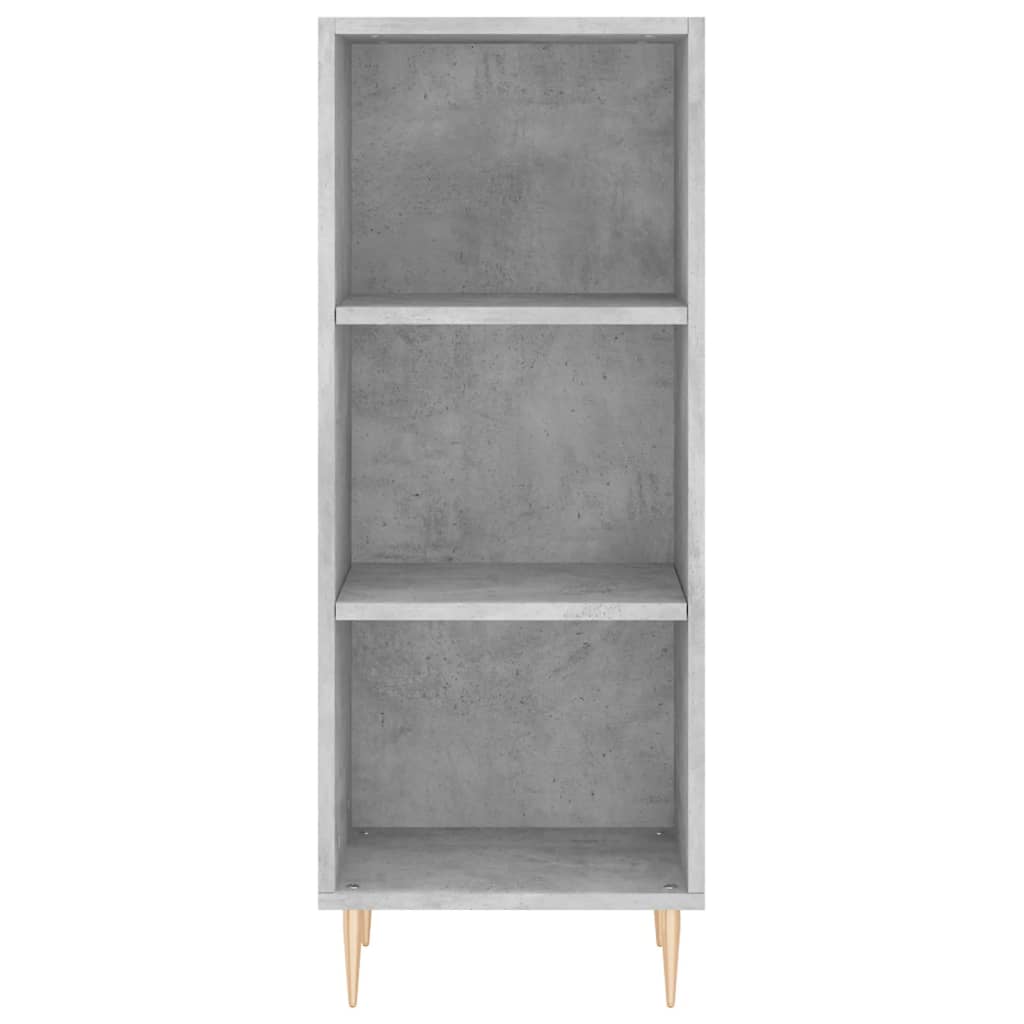 Credenza Grigio Cemento 34,5x34x180 cm in Legno Multistrato 3198973