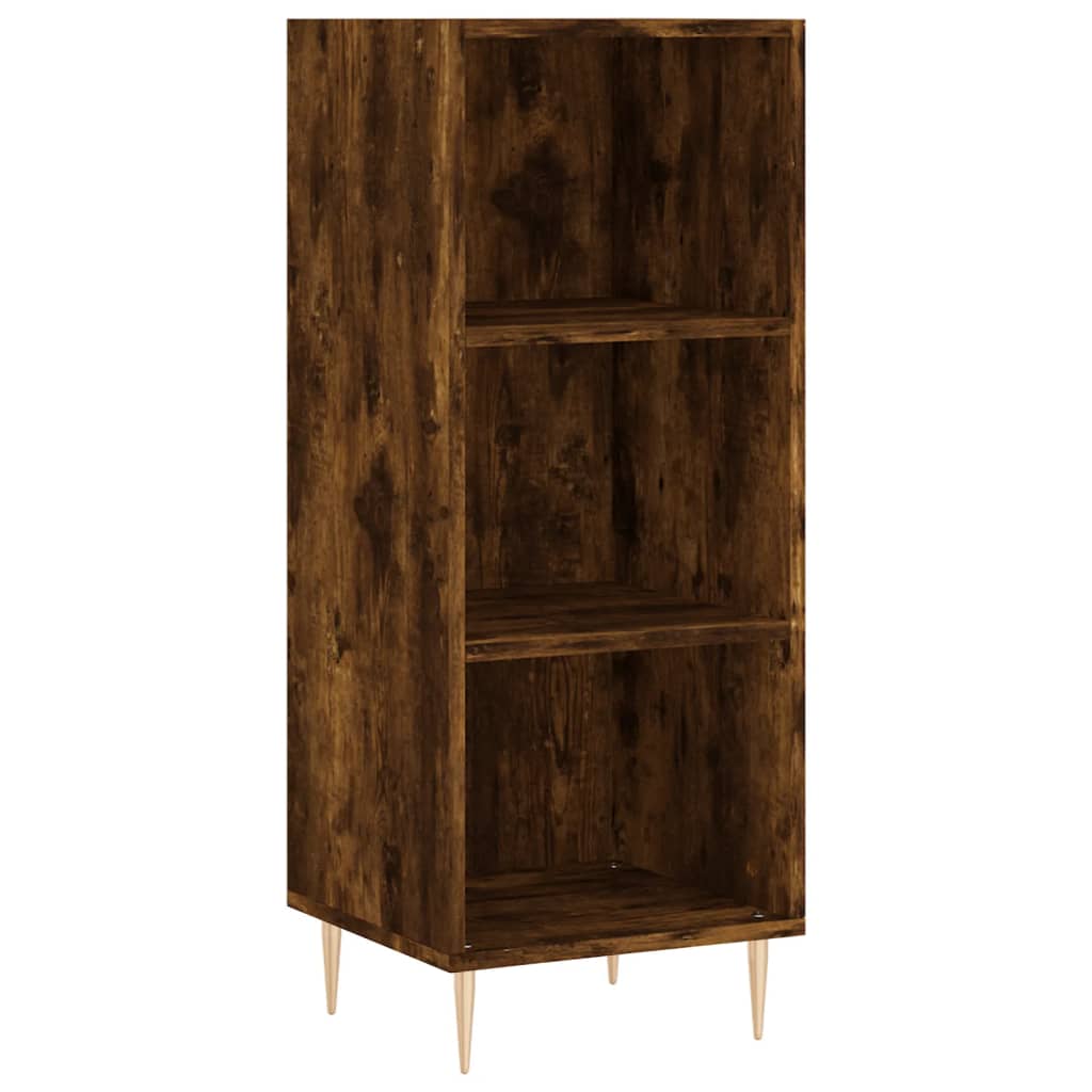 Credenza Rovere Fumo 34,5x34x180 cm in Legno Multistrato 3198974