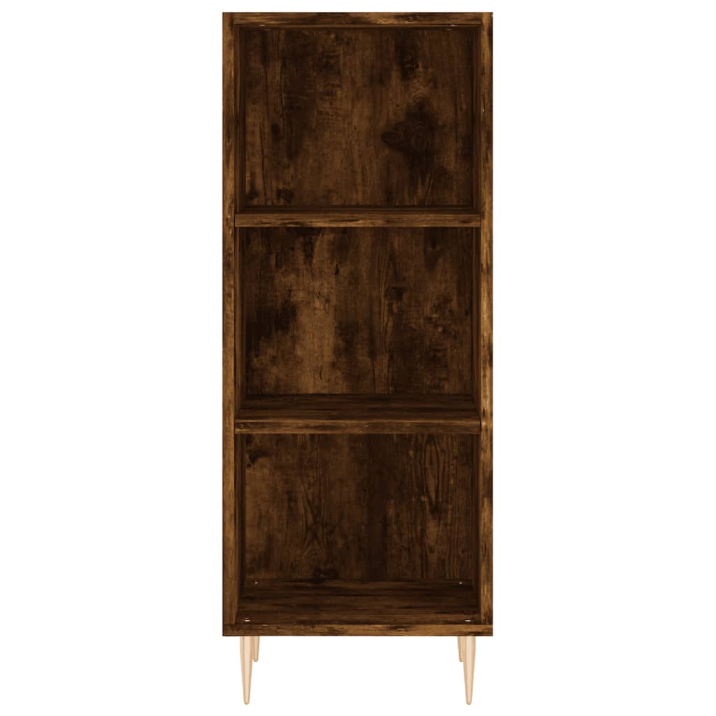 Credenza Rovere Fumo 34,5x34x180 cm in Legno Multistrato 3198974