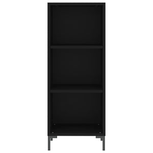 Credenza Nera 34,5x34x180 cm in Legno Multistrato 3198978