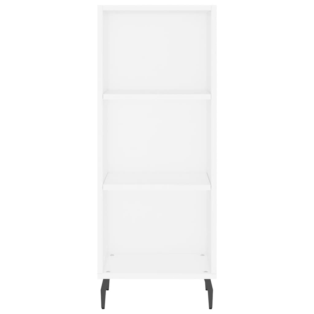 Credenza 34,5x34x180 cm in Legno Multistrato Bianco Lucido 3198979