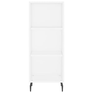 Credenza 34,5x34x180 cm in Legno Multistrato Bianco Lucido 3198979