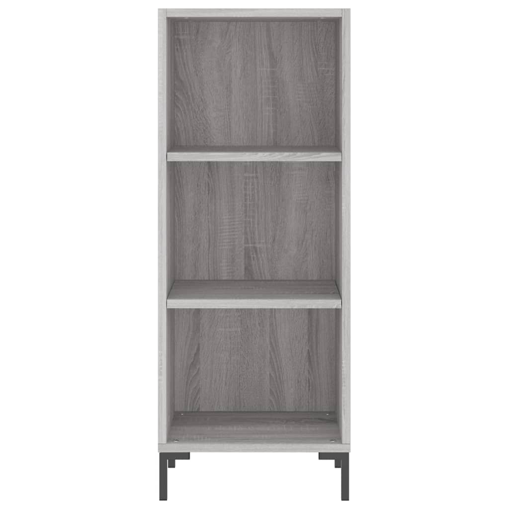 Credenza Grigio Sonoma 34,5x34x180 cm in Legno Multistrato 3198983