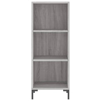 Credenza Grigio Sonoma 34,5x34x180 cm in Legno Multistrato 3198983