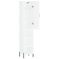 Credenza 34,5x34x180 cm in Legno Multistrato Bianco Lucido 3198987