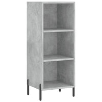 Credenza Grigio Cemento 34,5x34x180 cm in Legno Multistrato 3198989