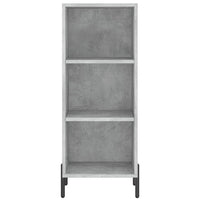 Credenza Grigio Cemento 34,5x34x180 cm in Legno Multistrato 3198989