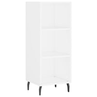 Credenza Bianca 34,5x34x180 cm in Legno Multistrato 3198993