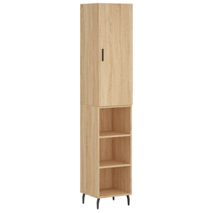 Credenza Rovere Sonoma 34,5x34x180 cm in Legno Multistrato 3198996