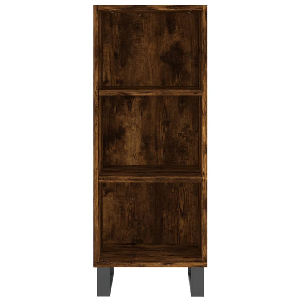 Credenza Rovere Fumo 34,5x34x180 cm in Legno Multistrato 3199006