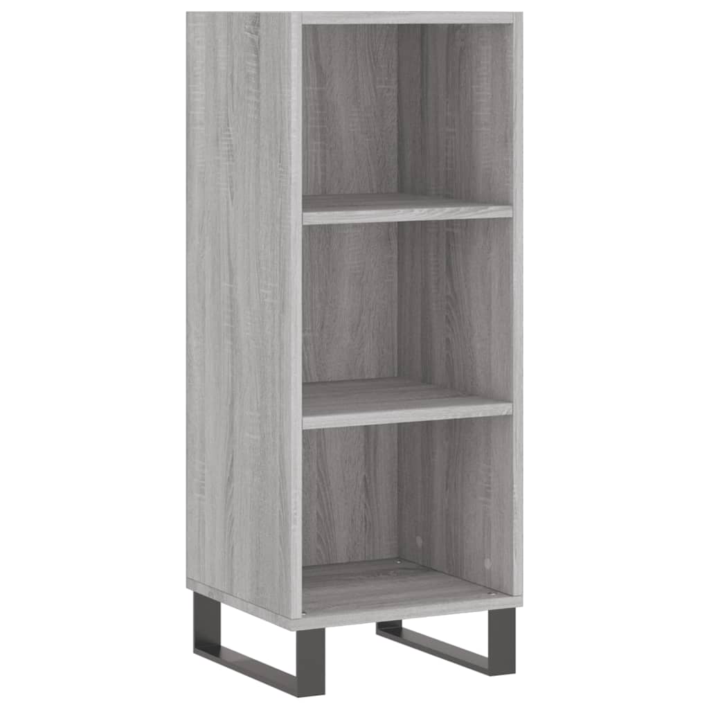 Credenza Grigio Sonoma 34,5x34x180 cm in Legno Multistrato 3199007