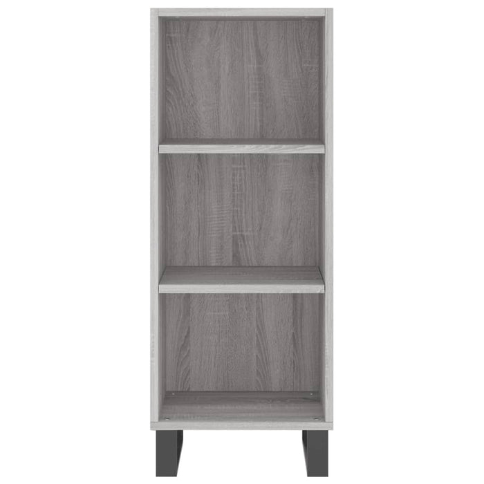 Credenza Grigio Sonoma 34,5x34x180 cm in Legno Multistrato 3199007