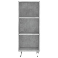 Credenza Grigio Cemento 34,5x34x180 cm in Legno Multistrato 3199013