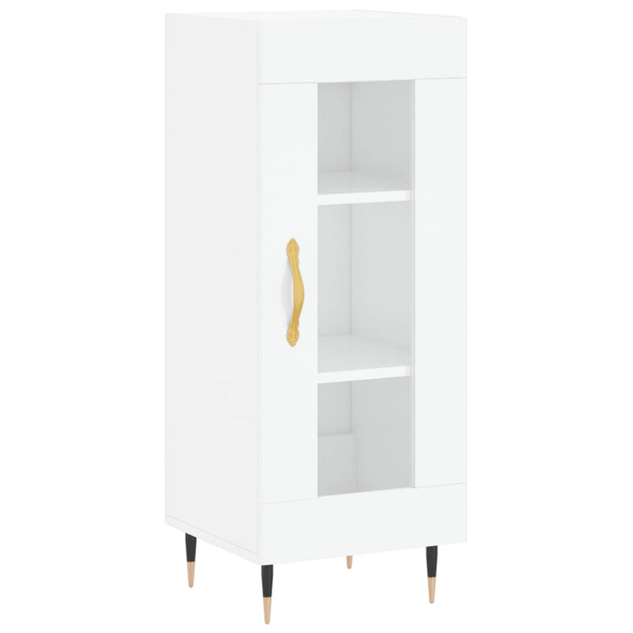 Credenza 34,5x34x180 cm in Legno Multistrato Bianco Lucido 3199027