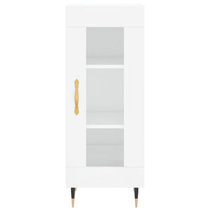 Credenza 34,5x34x180 cm in Legno Multistrato Bianco Lucido 3199027