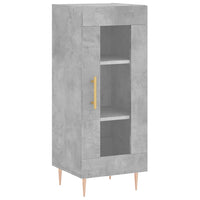 Credenza Grigio Cemento 34,5x34x180 cm in Legno Multistrato 3199037