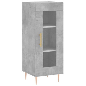 Credenza Grigio Cemento 34,5x34x180 cm in Legno Multistrato 3199037