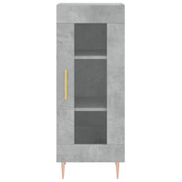 Credenza Grigio Cemento 34,5x34x180 cm in Legno Multistrato 3199037