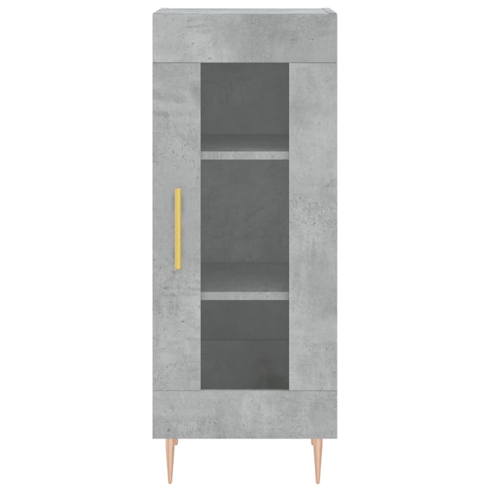 Credenza Grigio Cemento 34,5x34x180 cm in Legno Multistrato 3199037