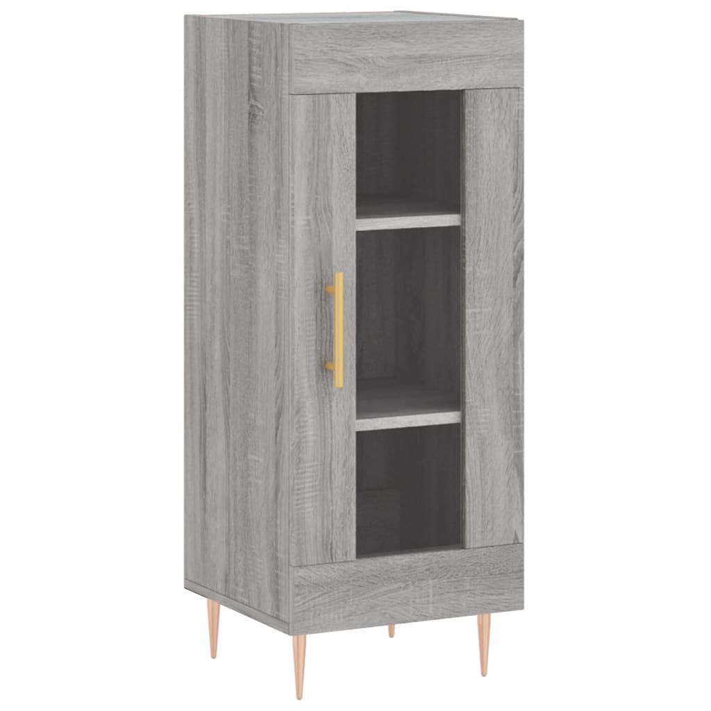 Credenza Grigio Sonoma 34,5x34x180 cm in Legno Multistrato 3199039