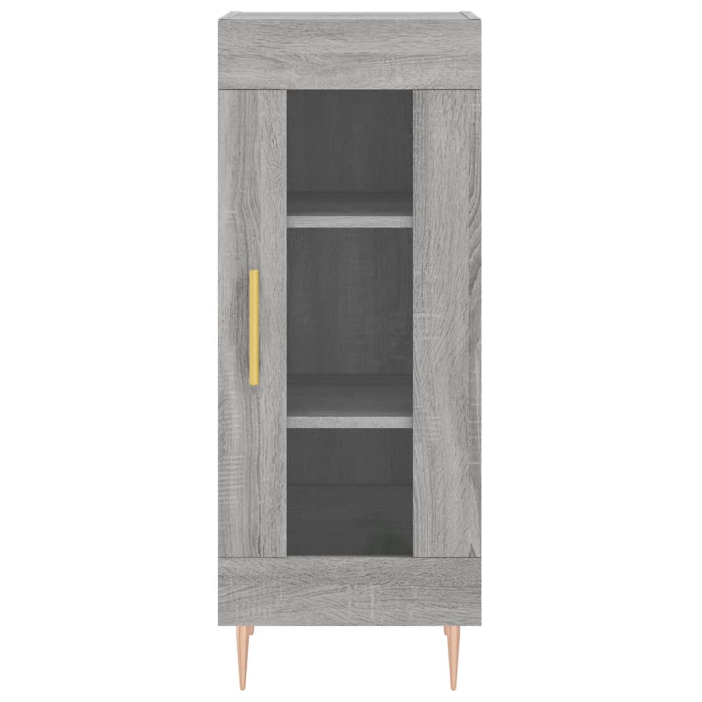 Credenza Grigio Sonoma 34,5x34x180 cm in Legno Multistrato 3199039