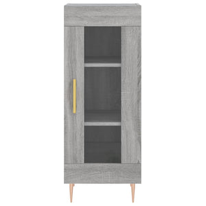 Credenza Grigio Sonoma 34,5x34x180 cm in Legno Multistrato 3199039