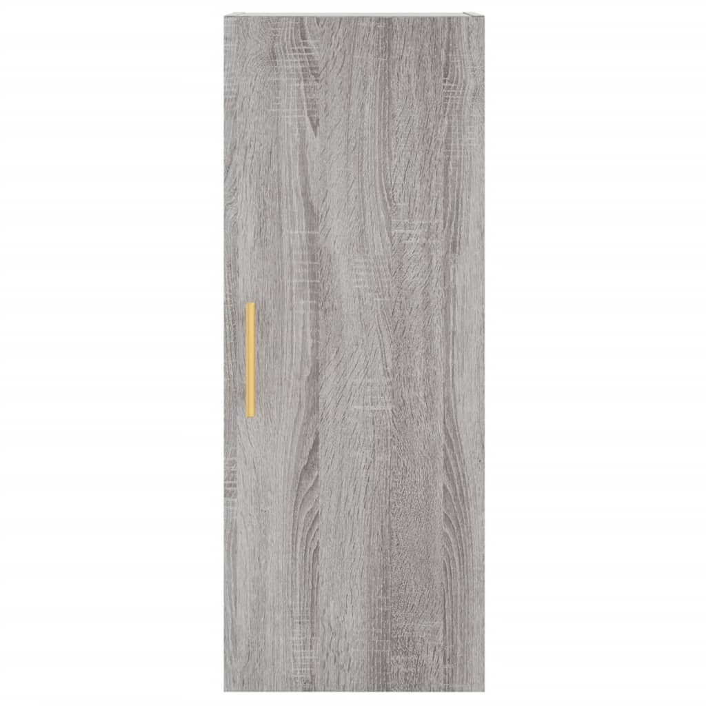 Credenza Grigio Sonoma 34,5x34x180 cm in Legno Multistrato 3199039