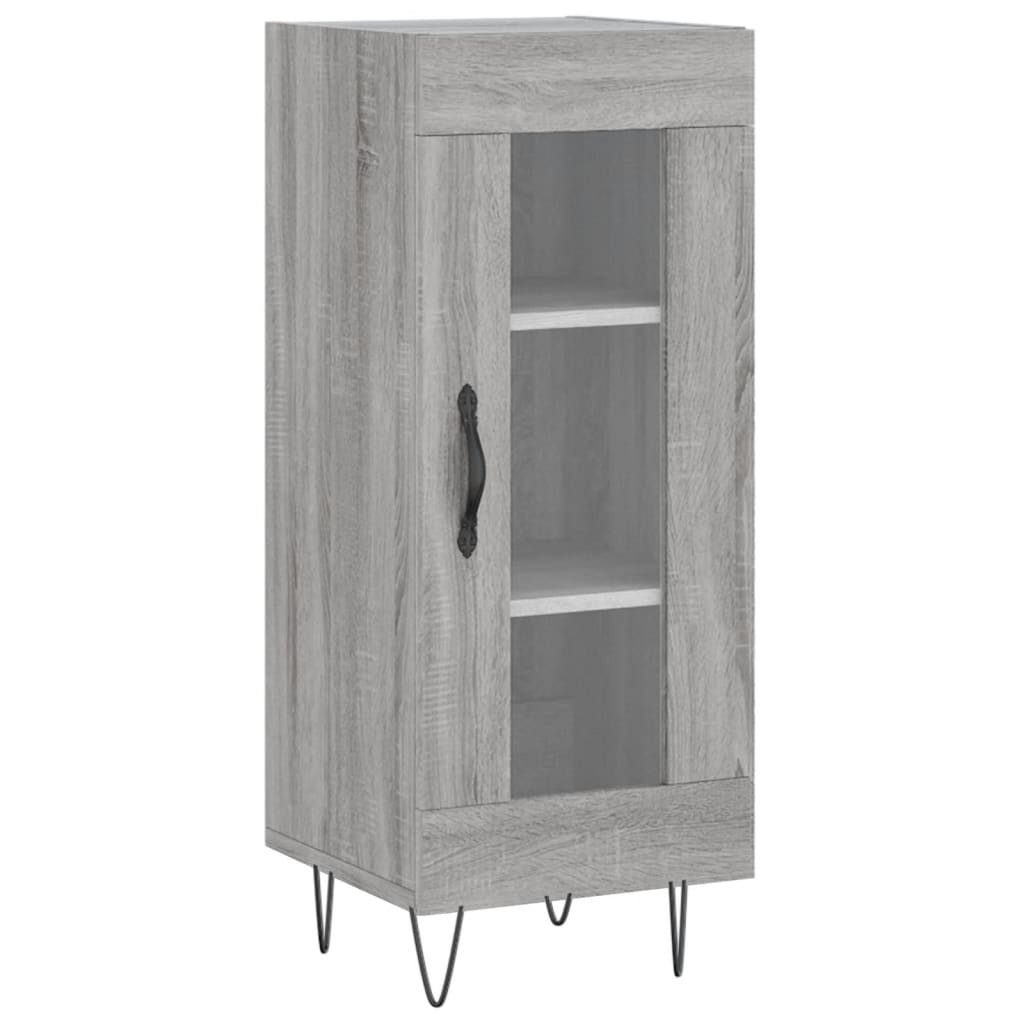 Credenza Grigio Sonoma 34,5x34x180 cm in Legno Multistrato 3199079