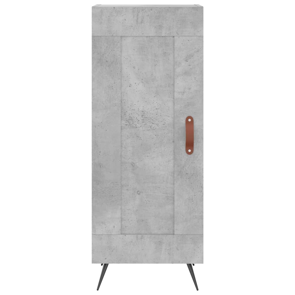 Credenza Grigio Cemento 34,5x34x180 cm in Legno Multistrato 3199085