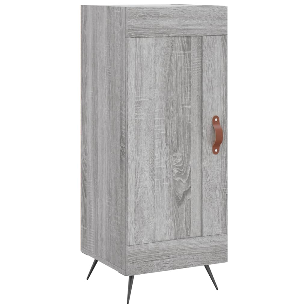 Credenza Grigio Sonoma 34,5x34x180 cm in Legno Multistrato 3199087