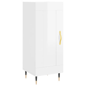 Credenza 34,5x34x180 cm in Legno Multistrato Bianco Lucido 3199091