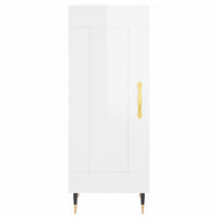 Credenza 34,5x34x180 cm in Legno Multistrato Bianco Lucido 3199091